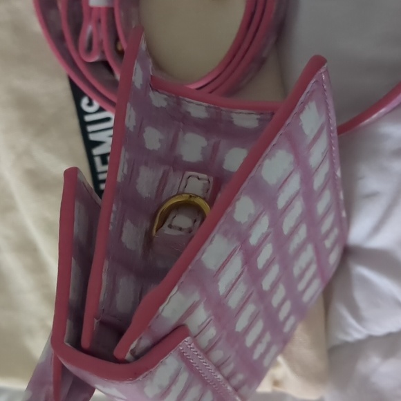 Jacquemus Le Chiquito Mini Bag 'Print Pink Checked' - Picture 4 of 13
